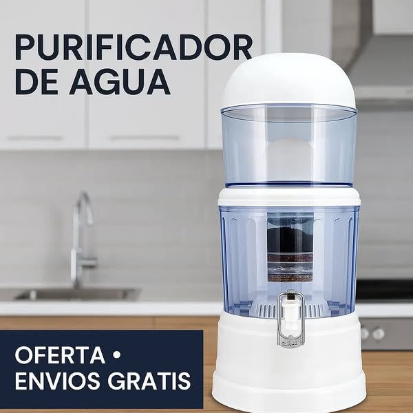 UN Purificador De Agua 14 Litros