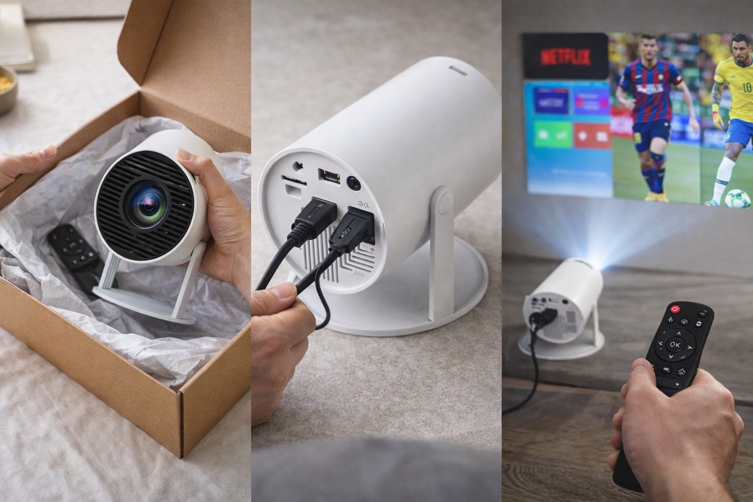 Proyector Smart Para Cine En Casa Hy300